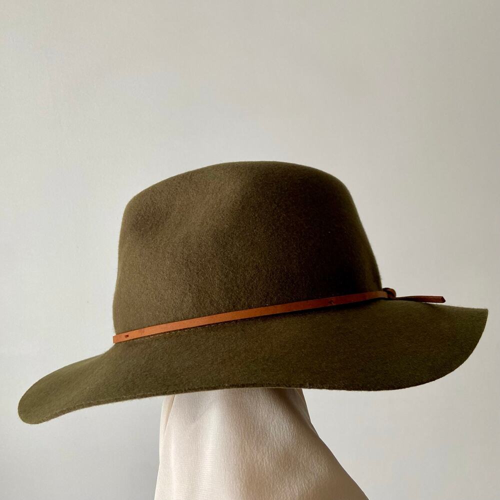 Brixton Wesley Wool Fedora Hat - Picture 9 of 11